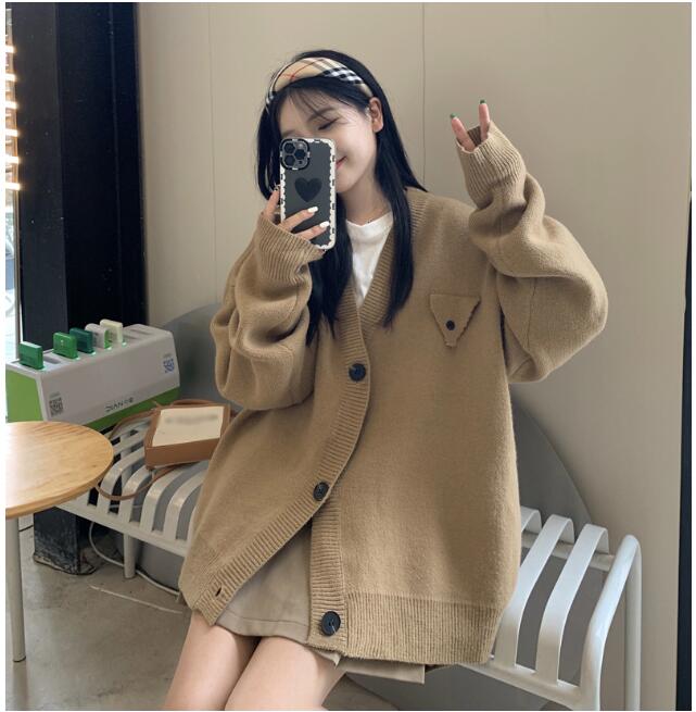 レディース　ジュアルカーディガン　ファッション韓国風　ニット　秋新作コート