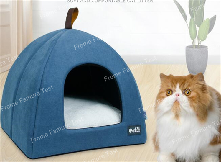 ペットベッド　　猫犬用ベッド　犬舎　ピラミッドハウス 　シンプル　 快適　 夏用　 ペット用品　