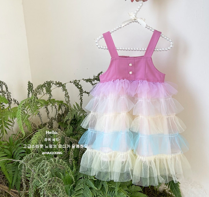 可愛い花柄 2022新作 半袖 子供服 ファッション  韓国風子供服 ワンピース 80cm-120cm