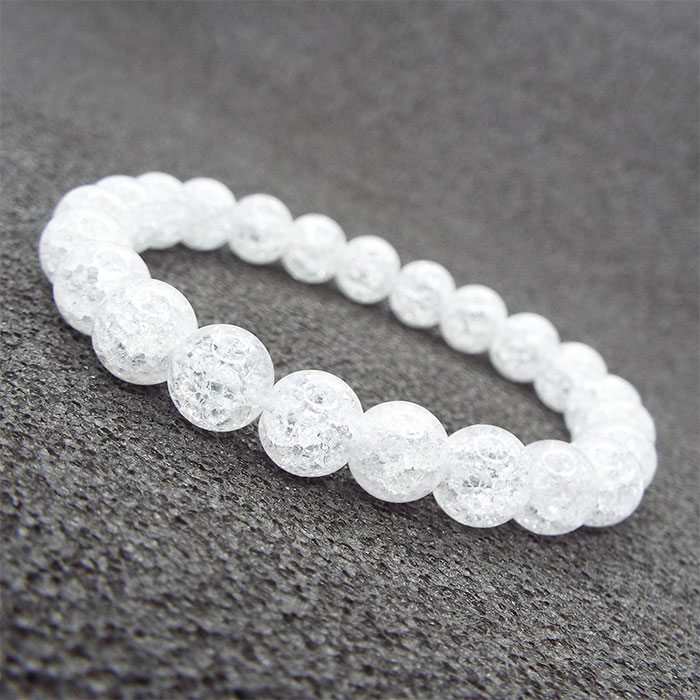 天然石 ブレスレット クラック水晶 《SION 天然石 パワーストーン》