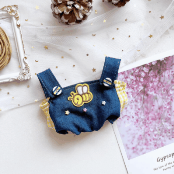 新品 着せ替えぬいぐるみ ミニドール ぬいぐるみ用服 アイドル衣装 無属性ぬい玩具 doll 蜜蜂 服セット