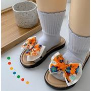 2023超人気新作 韓国風子供靴 砂浜 ハワイ  女の子  スリッパ  キッズ靴   シューズ  3色