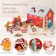 農場 おもちゃ 木製玩具  韓国風   知育玩具   子供用品   木質おもちゃ   撮影道具   贈り物  遊び用