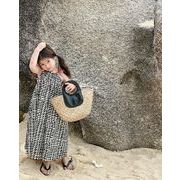 夏人気 韓国風子供服 女の子  ワンピース  トップス    キッズ   べビー服
