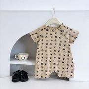 2025夏新作  韓国風子供服  ベビー服   キッズ    ロンパース   つなぎ   カジュアル   男女兼用