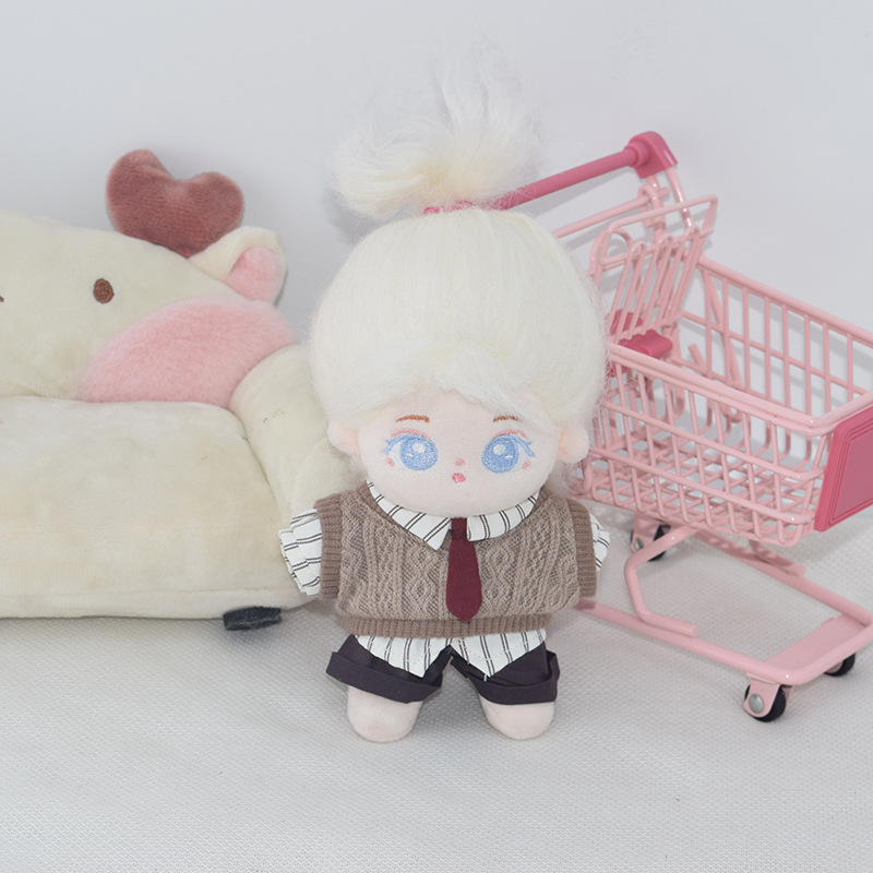 新作 ぬいぐるみ用服 ドール用 着せ替え服 おもちゃ 人形doll 10cm/20cmぬい服 ドールハウス 4点セット