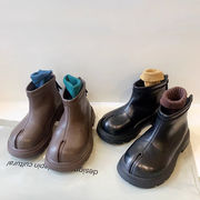 ins  韓国風子供服   子供靴   単靴    シューズ    キッズ靴   ブーツ    2色【内長13.5-22.3cm】