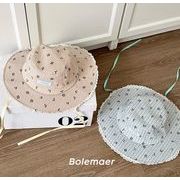 2025 新作 韓国風 ベビー帽子 キャップ  ハット       帽子 子供帽   日焼け止め   日除け帽子3色