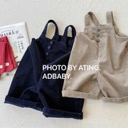 2025秋新作  韓国風子供服  キッズ服   ズボン   サロペット  オーバーオール  男女兼用  2色