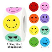 ご褒美シール　ロールシール　ありがとうシール  手帳ステッカー　1点500シート　封印シール