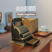 Dollhouse ドールハウス  デコレーション  ミニチュア   モデル インテリア置物  模型  diy  レトロなレジ