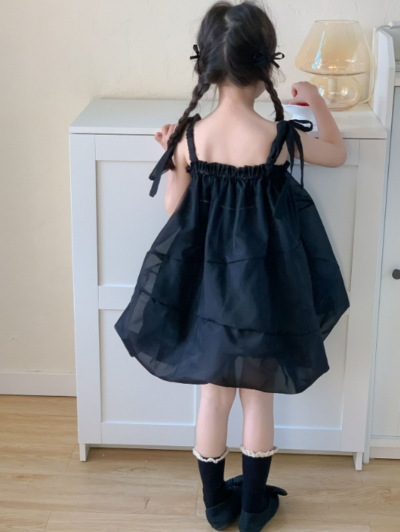 2024 ins 夏人気   韓国風子供服  ベビー服  女の子  つりスカート  プリンセス  ドレス ワンピース 2色