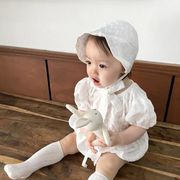 2023夏人気   韓国風子供服    ベビー服   可愛い    キッズ   ロンパース   プリンセス   トップス  半袖