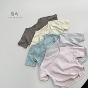 2023夏人気   韓国風子供服    キッズ    ベビー服     Tシャツ   トップス    半袖   男女兼用    5色