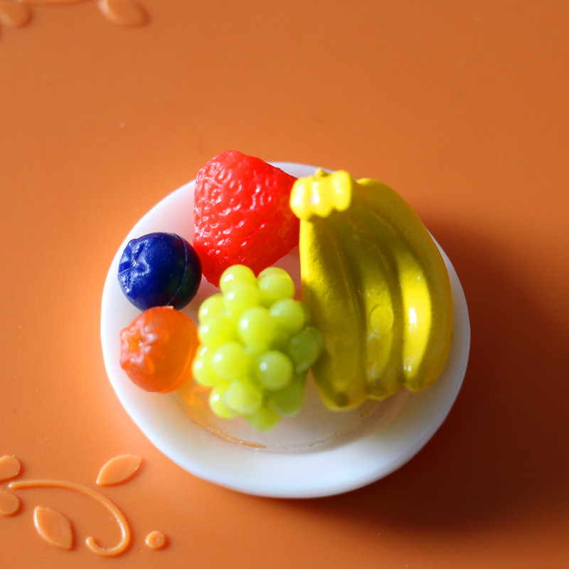 DIY   新作   模型   モデル   ミニチュア   インテリア置物    デコレーション  果物   お皿   おもちゃ