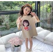 2023夏人気   韓国風子供服   ベビー服  女の子   トップス   半袖  Tシャツ