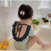 INS 夏新作 韓国風子供服 キッズ 水着  長袖 オールインワン 水泳 ベビー服 ハワイ  連体服