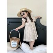 2023年夏新作★ベビー服★女の子 可愛い 花プリント スカート ワンピース 西洋風 90-140cm★