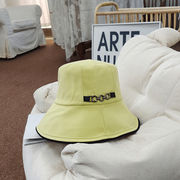 春の新作帽子韓国ファッションバケットハットシンプル日除け小顔に見える太陽帽子