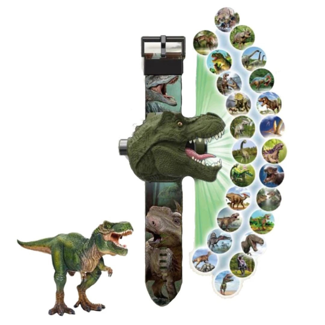 腕時計 ダイナソー 恐竜 24パターン プロジェクター おもちゃ 幼児教育