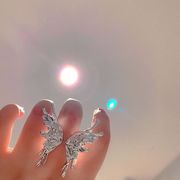 個性的な液体の指輪デザイン金属立体造形指輪笑顔の太陽の花