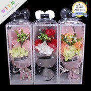 母の日 3点セット パラ ソープフラワー 記念日 枯れないお花 シャボンフラワー ギフト 誕生日