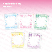 透明バッグ 収納バッグ ミニバッグ   チャーム バッジカバー