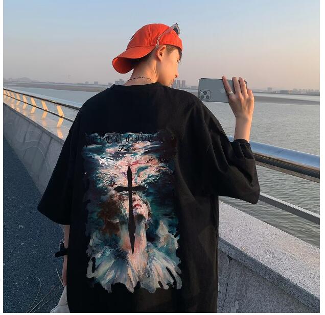 韓国風メンズTシャツ 夏 ファッションメンズ 彼氏おしゃれメンズ