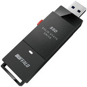 BUFFALO バッファロー 外付けSSD 2TB ブラック SSD-SCT2.0U3BA