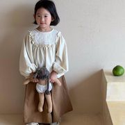 秋新作 韓国風子供服   ベビー服    トップス 長袖  シャツ  ブラウス  女の子  ファッション