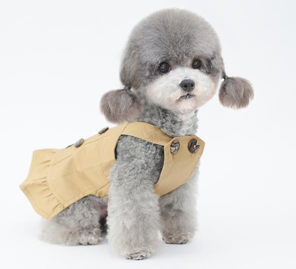 犬服   ペット服  猫犬兼用  小型犬服  保温    ペット用品  ワンピース 可愛い     ネコ雑貨2色