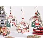 クリスマス  サンタクロース  撮影道具 木製  クリスマスツリー 装飾品 小物      インテリア4色