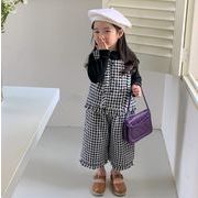 秋新作 韓国風子供服  キッズ   女の子 インナー  チョッキ + ズボン   ファッション