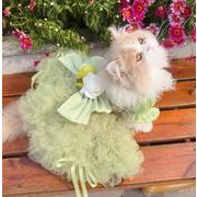 犬服  猫犬兼用 ペット用品  ネコ雑貨 可愛い ドレス  ワンピース いちご  洋服 ペット服