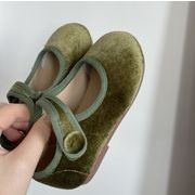 新作 韓国風子供靴  キッズ   シューズ   子供靴  靴子  ベルベット  　【23-35】 3色