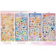 猫パンダ 3Dステッカー シール 装飾品立体ステッカーぷっくりシール ぷくぷくシール 手帳 立体シール