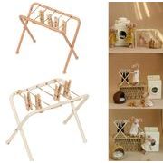 物干しハンガー  模型  インテリア置物  ミニチュア    デコレーション   デコパーツ  ドールハウス用