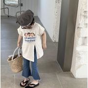 夏新作 女の子 韓 Tシャツ 赤ちゃん  ゆとりが  上着  半袖  トップス 子供服