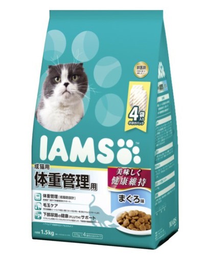 [マースジャパンリミテッド]アイムス　成猫用　体重管理用　まぐろ味1．5kg【キャットフード】