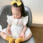 ベビーロンパース　赤ちゃん　子供服　女の子　キッズ服　カバーオール　オールインワン　可愛い　韓版