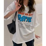【日本倉庫即納】カレッジロゴTシャツ 韓国ファッション