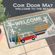 Coir mat コイヤーマット WELCOME TO THE BEACH CR-10192