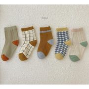 2023★春夏新作★可愛い★子供靴下★ソックス★通気★1セット=5足★S-L