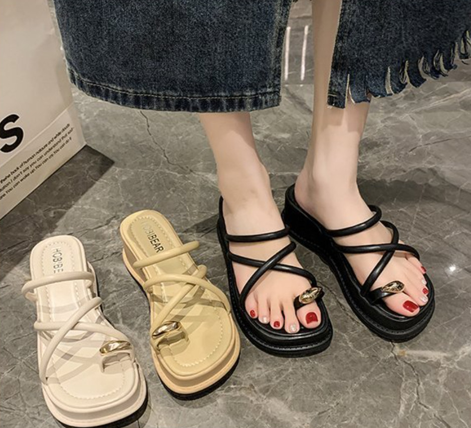 【人気新発売】レディース サンダル 靴 夏 韓国ファッション シューズ スリッパ