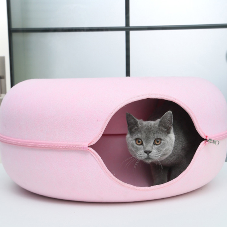 ドーナツ型 キャットトンネル 猫 トンネル ベッド キャットハウス