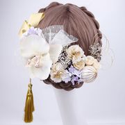 和風 ヘアアクセサリー   髪飾り  ヘアピン   浴衣  お祭り 和装  花     18点セット    2色