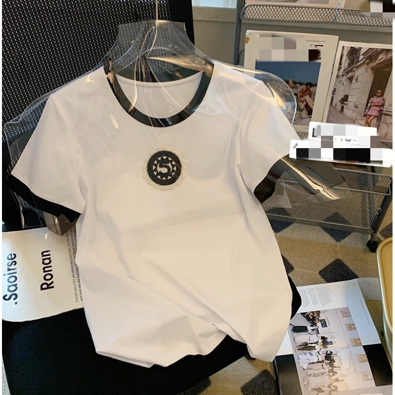 Tシャツ　アメリカンビンテージ　半袖　カジュアル　デイリーコーデ　韓国ファッション