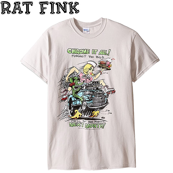 RAT FINK ラットフィンク Tシャツ CHROME IT ALL 有限会社 ステップス