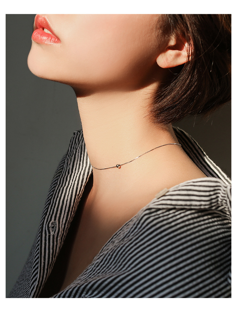 韓国　ネックレス レディース　925シルバー   アクセサリー ネックレス  ハンドメイド ネックレス INS風