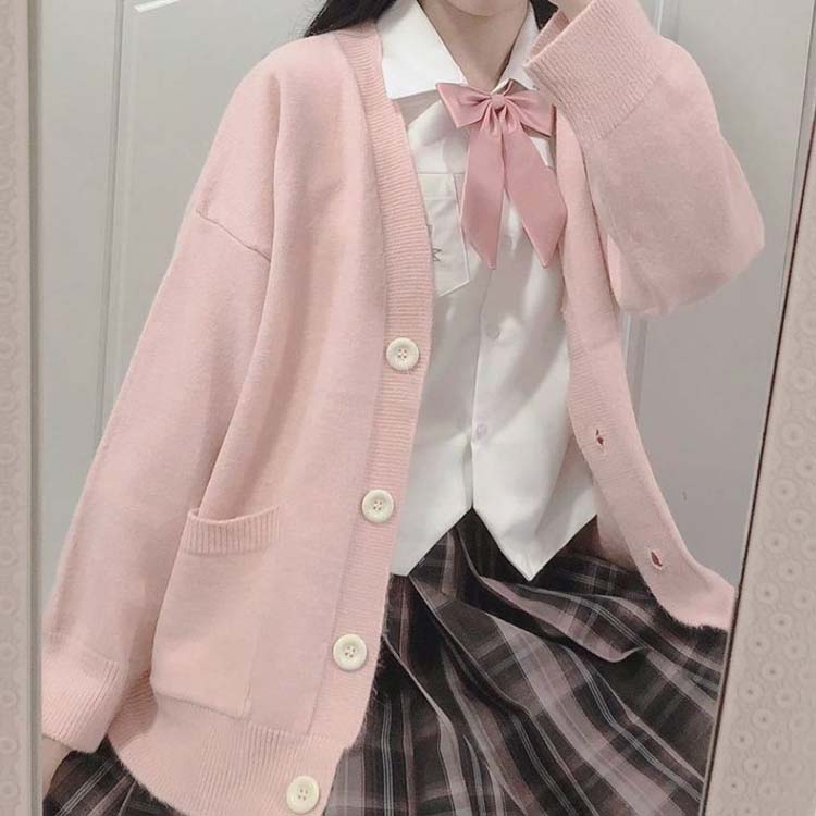 6サイズ4色・送料無料! スクールセーター 制服 カーディガン